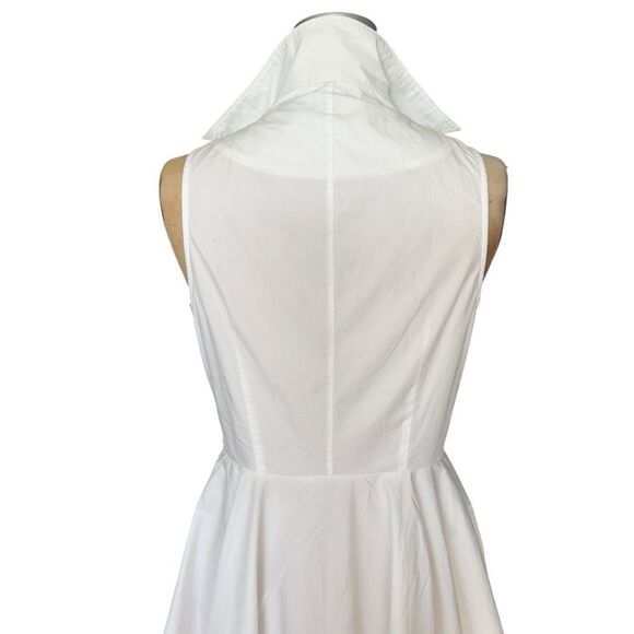 ISLAND COMPANY Marra-Lago White Cotton Dress Size S - Picture 5 of 8